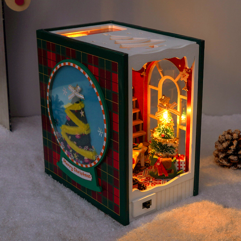 Christmas Notes DIY Book Nook Kit-Book Nook World