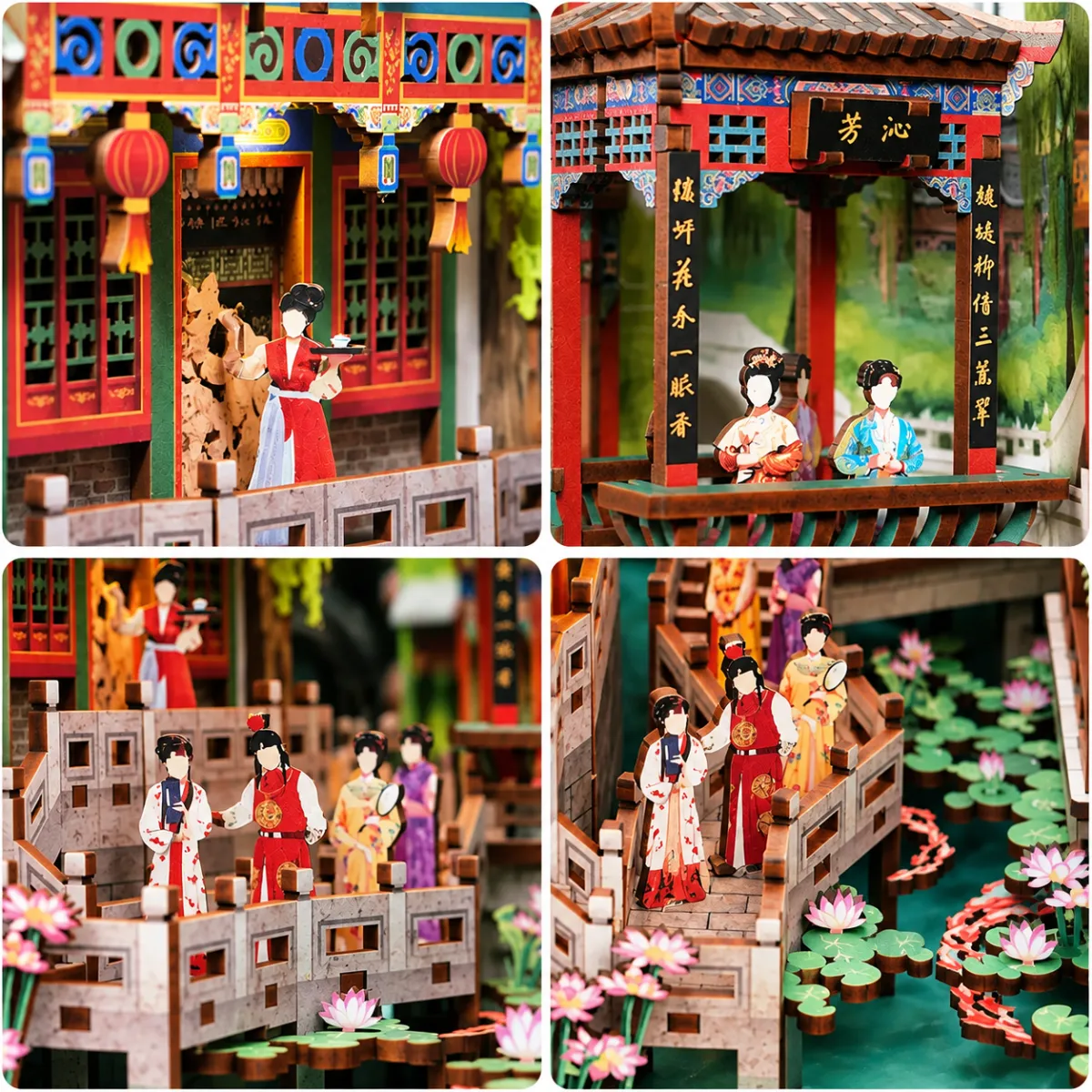 Classical Garden Scene Details