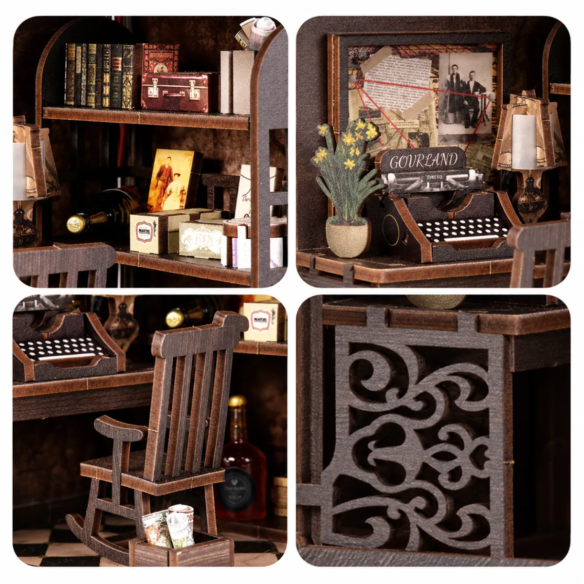 Clue-Filled Detective Office Details