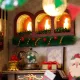 Snowy Christmas Lodge DIY Miniature Dollhouse Kits