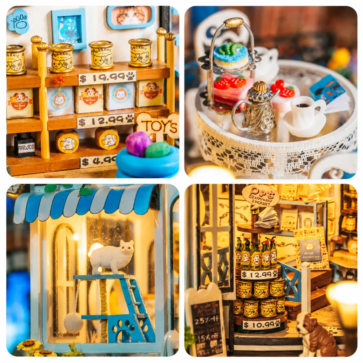 Details van de Rich Pet Club