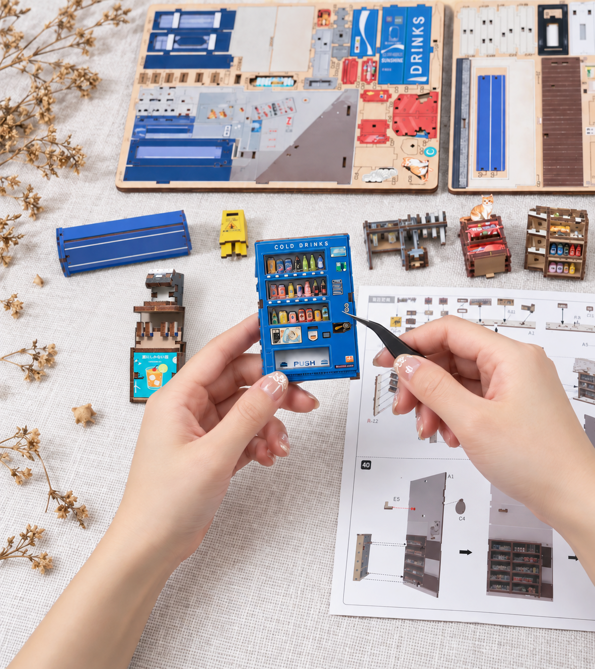 Komekawa-cho DIY Miniature Kit build detail