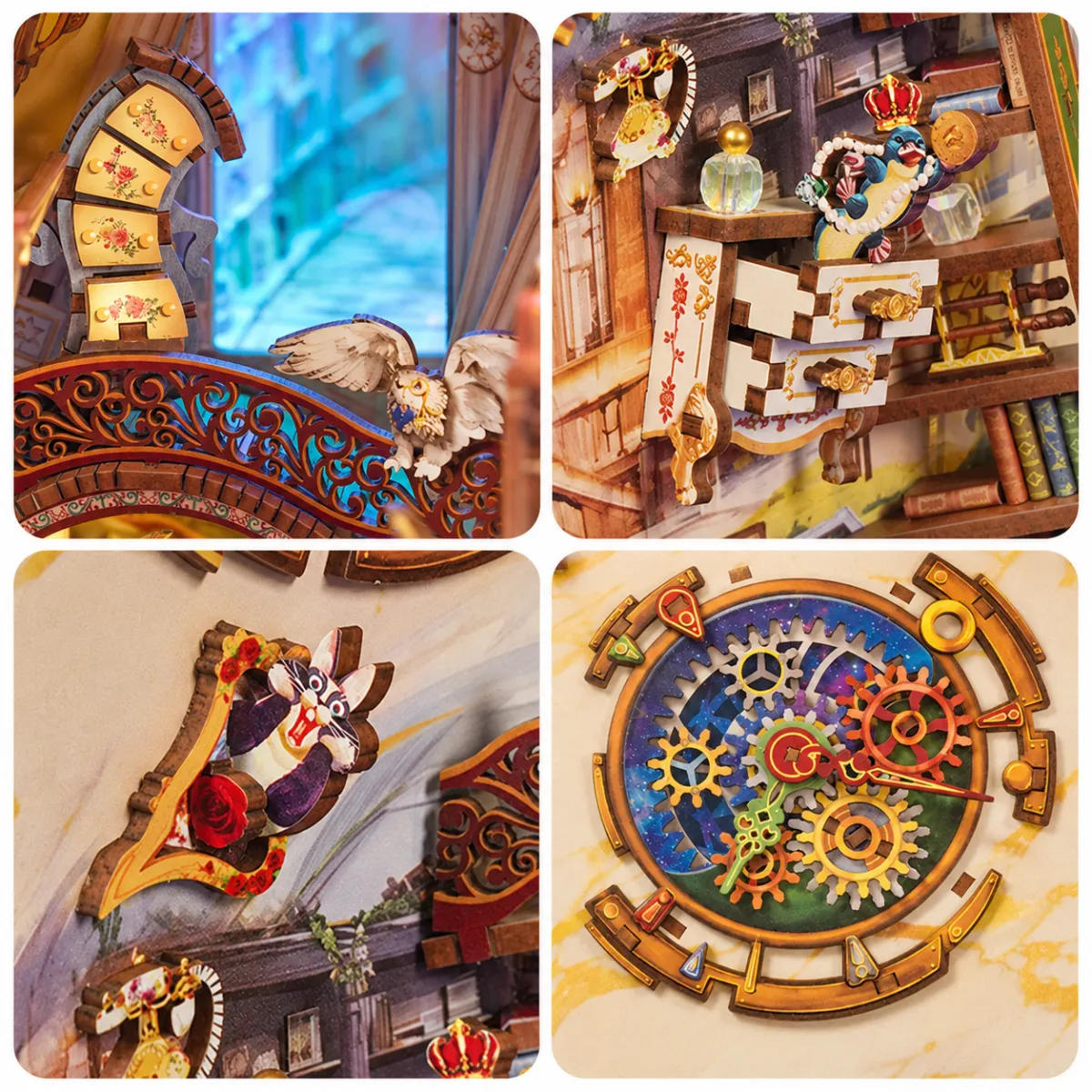 Whimsical Magical Library Details