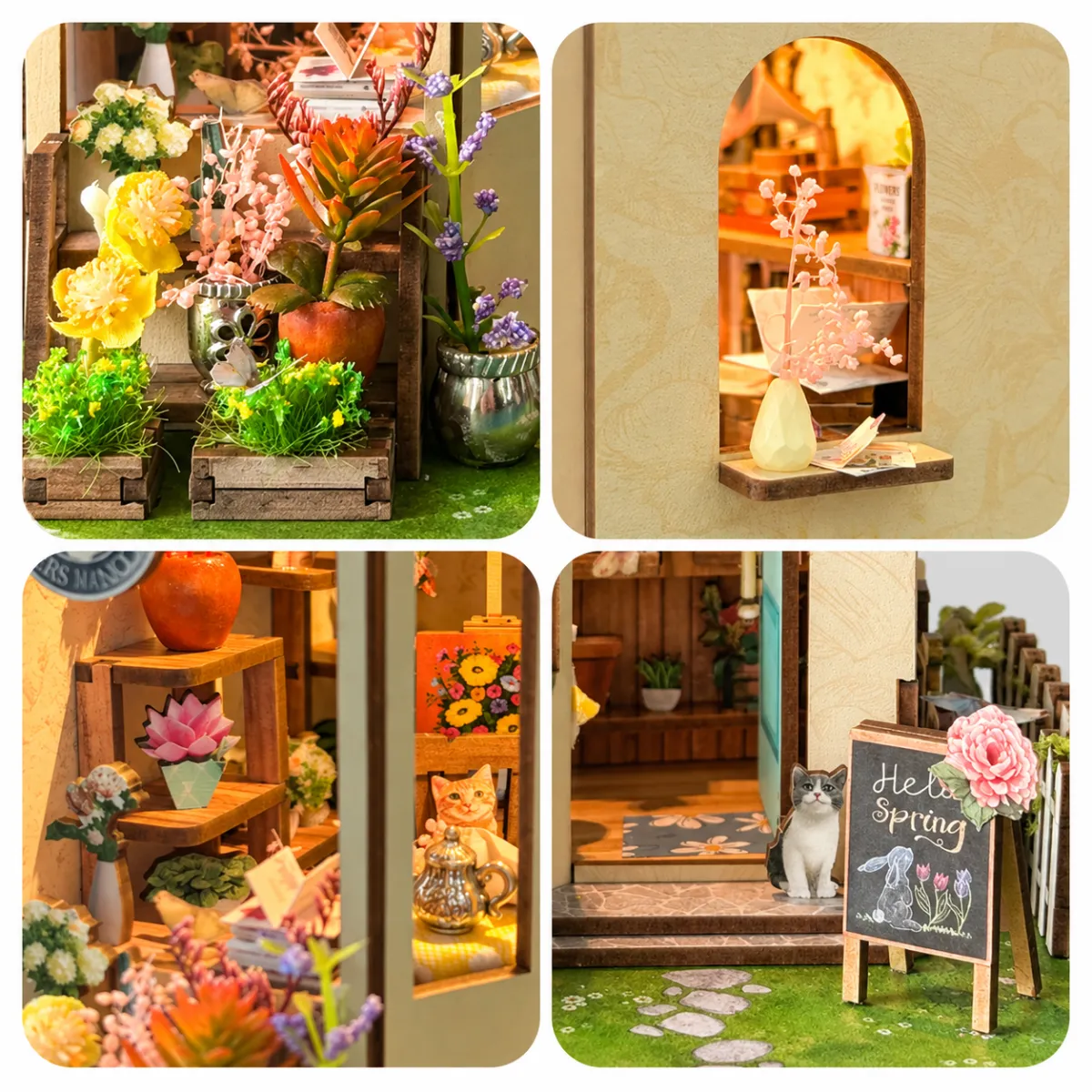 Charming Spring Flower Shop Details