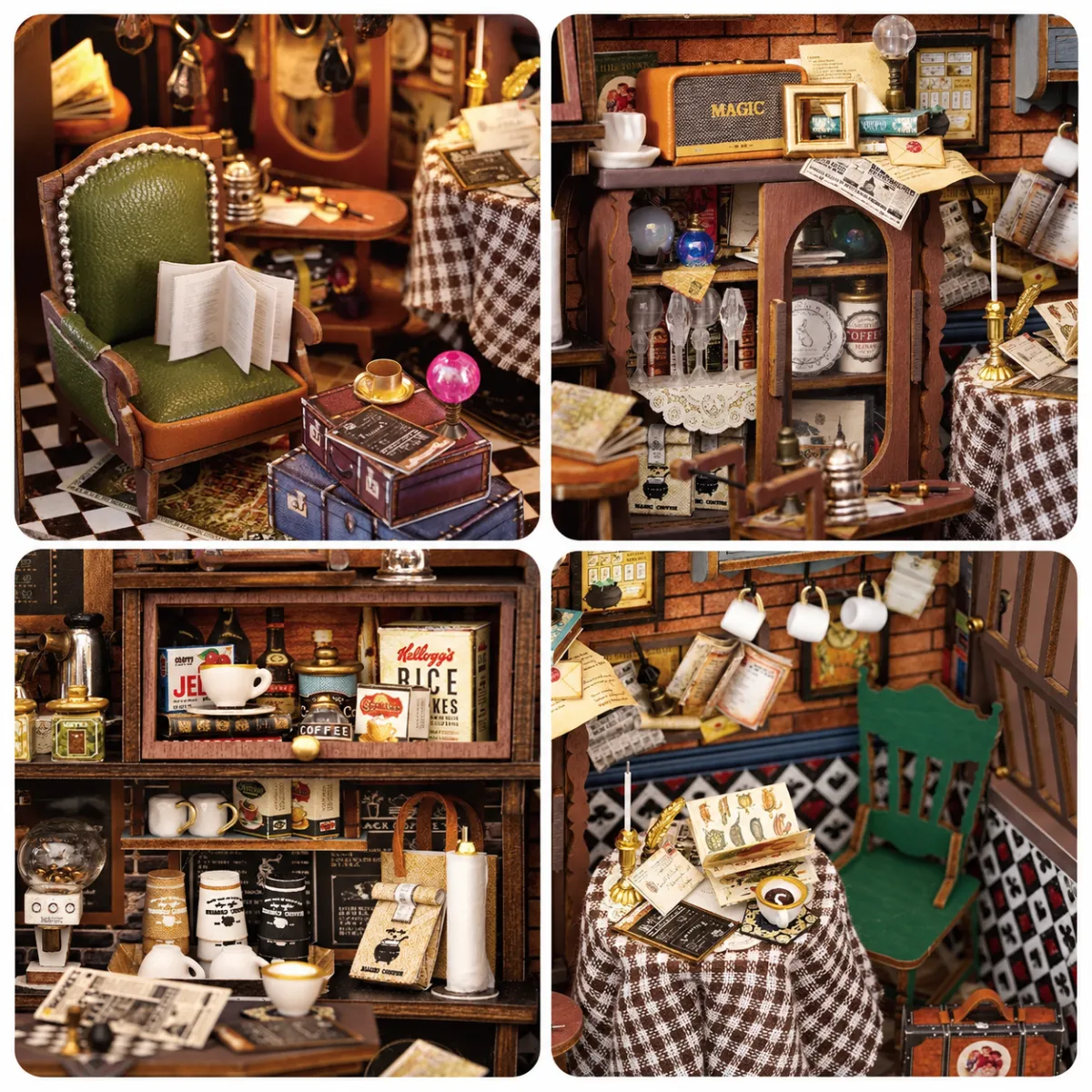 Cozy Vintage Coffee Shop Details