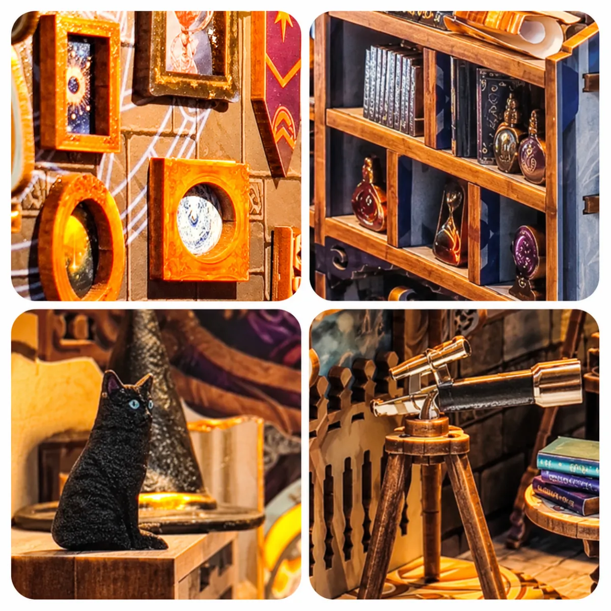 Details van de mystieke sterrenkaart