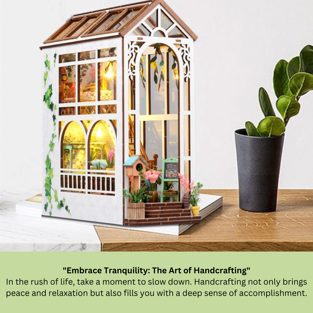 Garden House DIY Book Nook Kit-Book Nook World