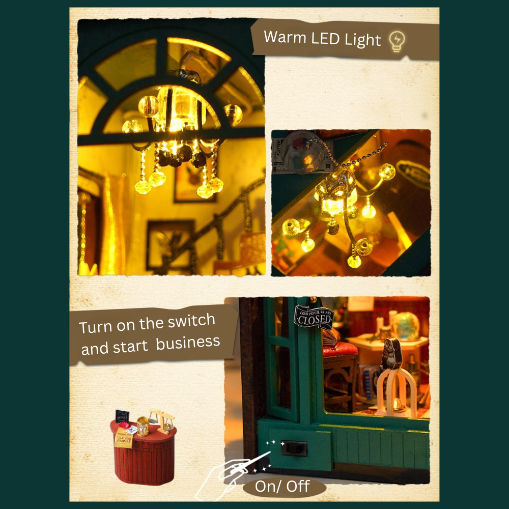 Mystic Tome: Sorcerer’s Shop DIY Book Nook Kit-Book Nook World