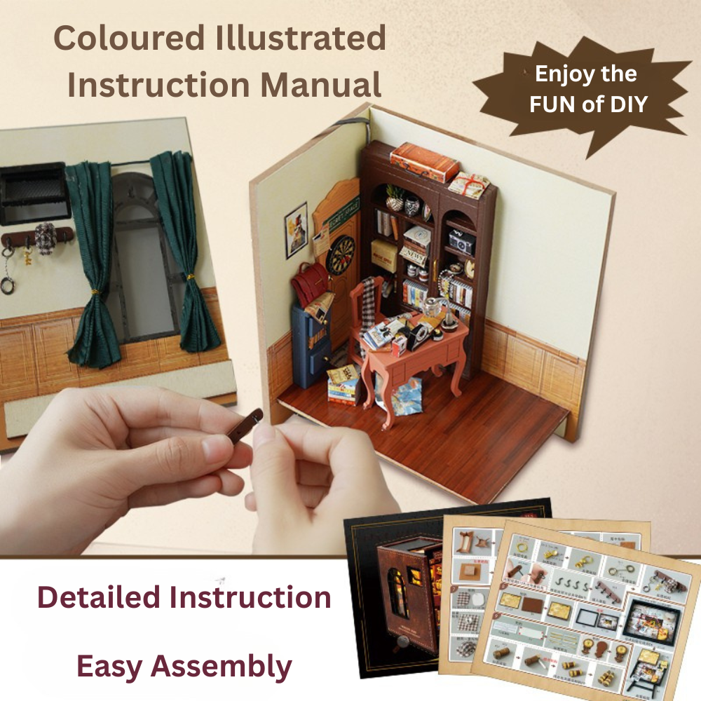 Detective Diary DIY Book Nook Kit-Book Nook World