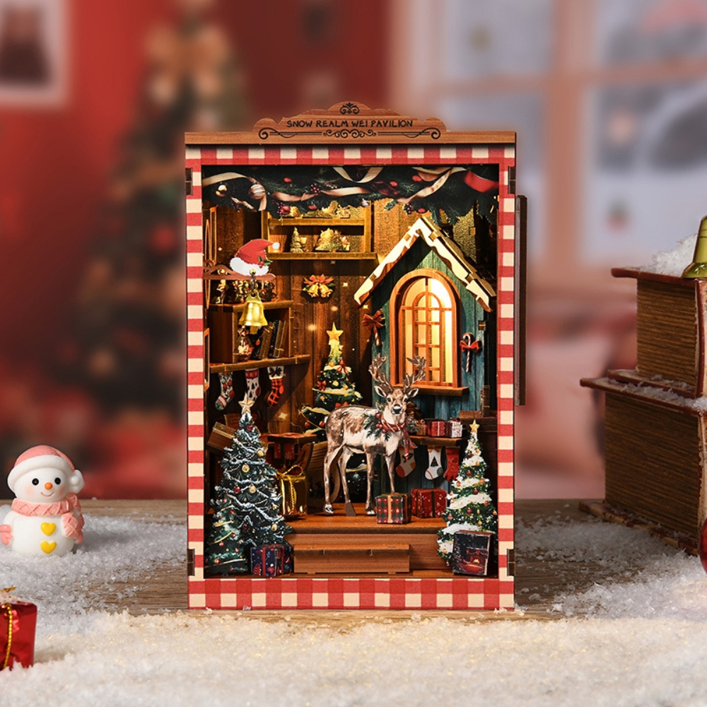 Snow Realm Wei Pavilion DIY Book Nook Kit