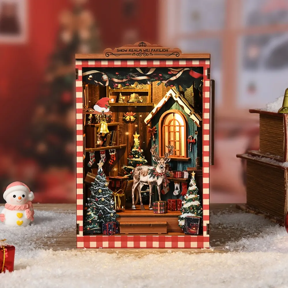 Snow Realm Wei Pavilion DIY Book Nook Kit