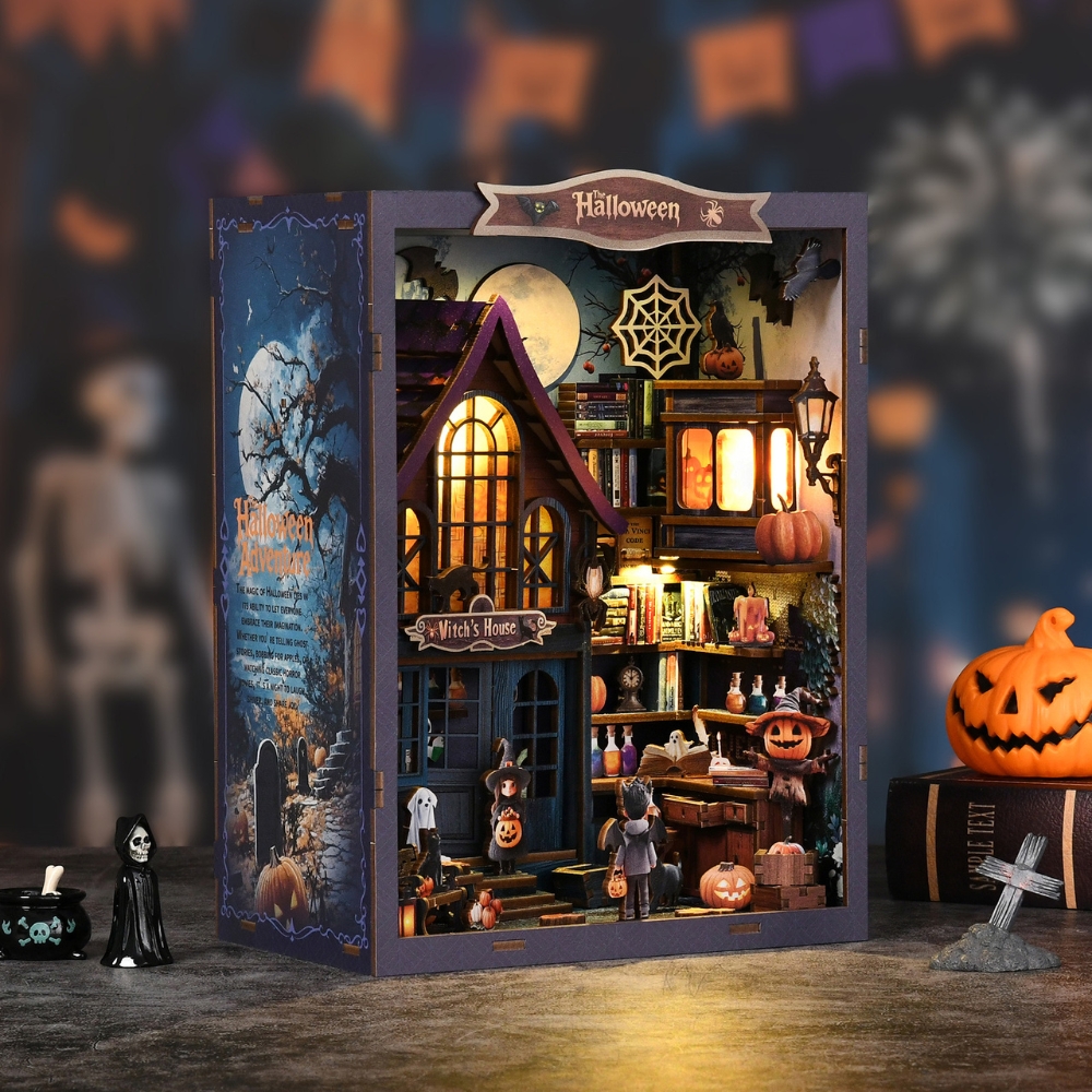 Halloween | The Magical Night At The Castle DIY Book Nook Kit-Book Nook World