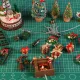 Snowy Christmas Lodge DIY Miniature Dollhouse Kits