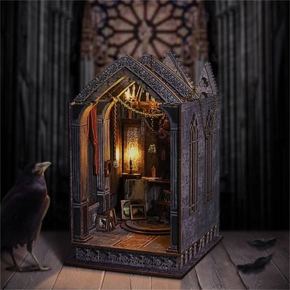 Quiet Night Prayer DIY Book Nook Kit-Book Nook World