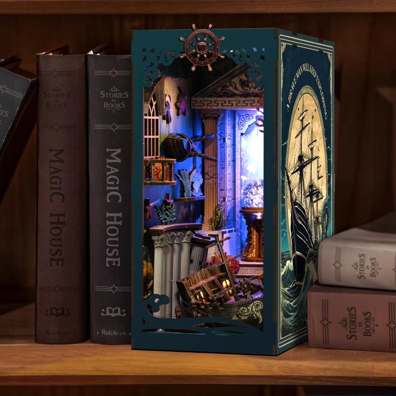 Riddle on the Seabed DIY Book Nook Kit-Book Nook World