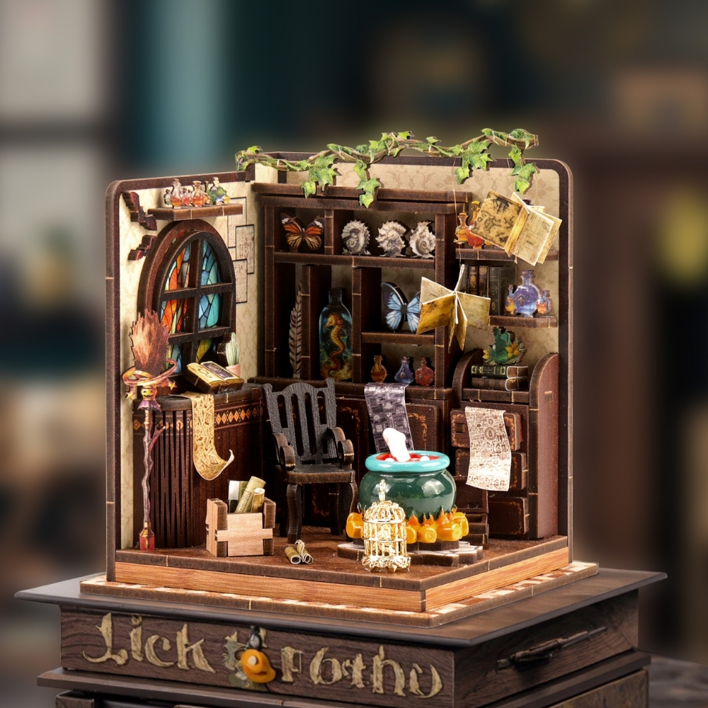 Magic Potion Workshop DIY Mini House Kit | DIY Miniature Kit-Book Nook World