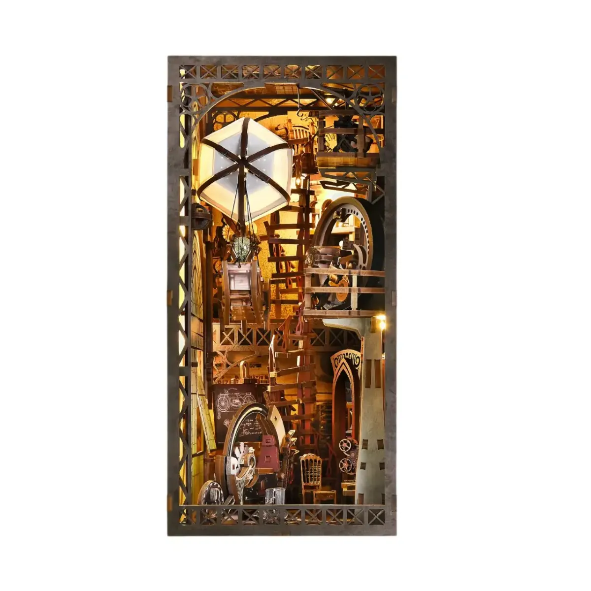 Uncle Peter’s Warehouse DIY Book Nook Kit build details