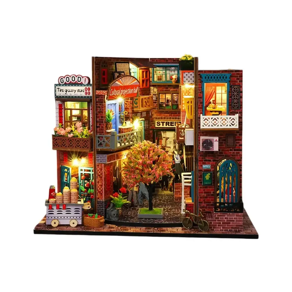 Bouwdetails van Eternale Echo's: De Tijdloze Miniatuur Poppenhuis Kit