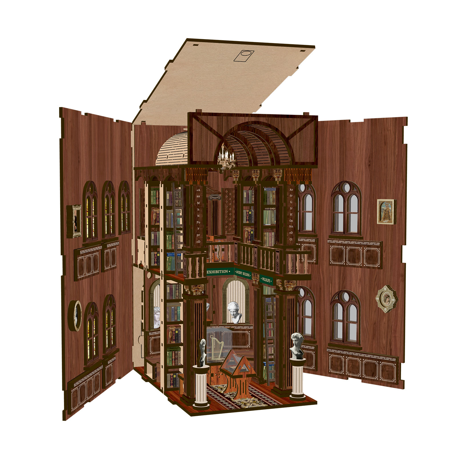 The Philosophical Library DIY Book Nook Kit-Book Nook World