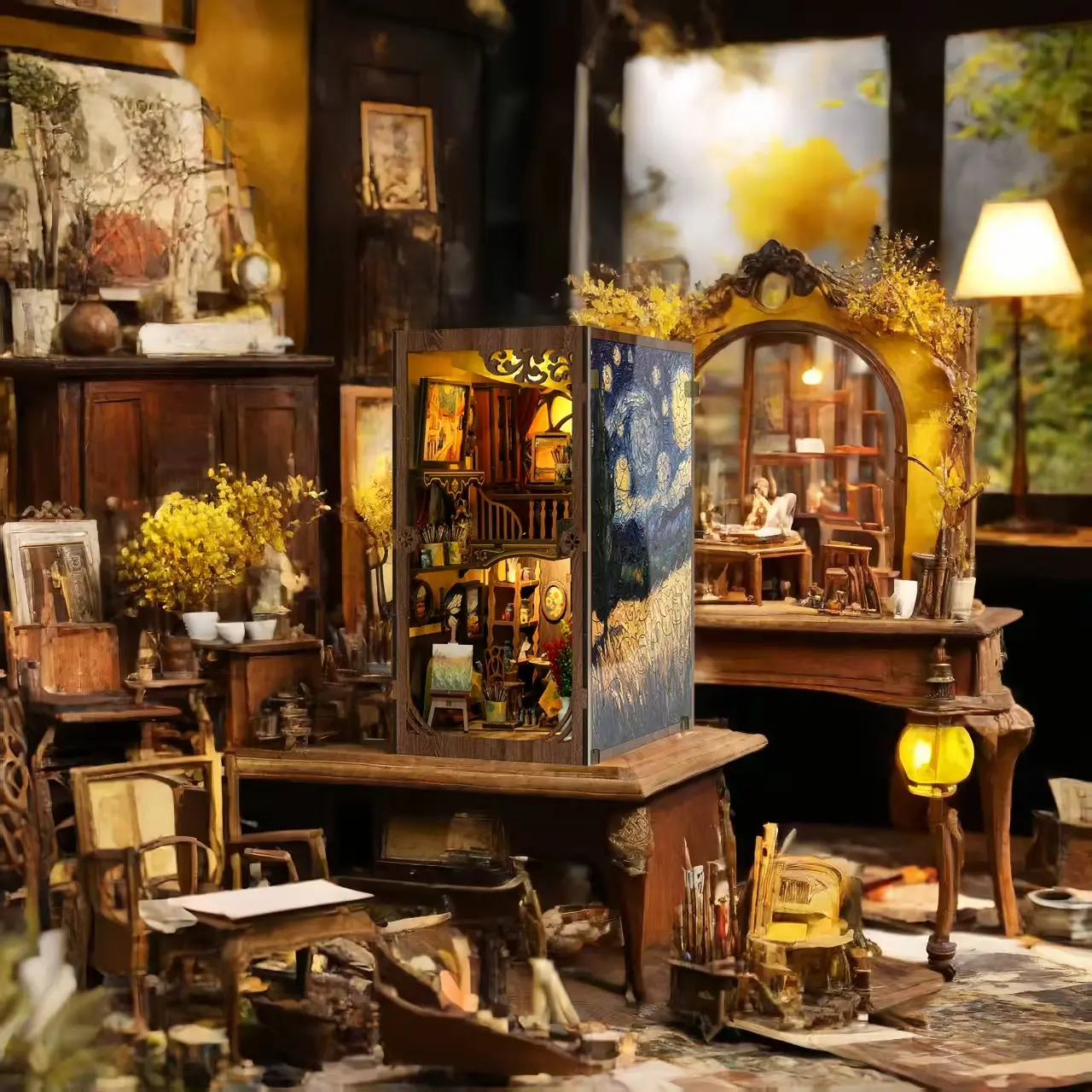 Whispers of Starlit Frames DIY Book Nook Kit