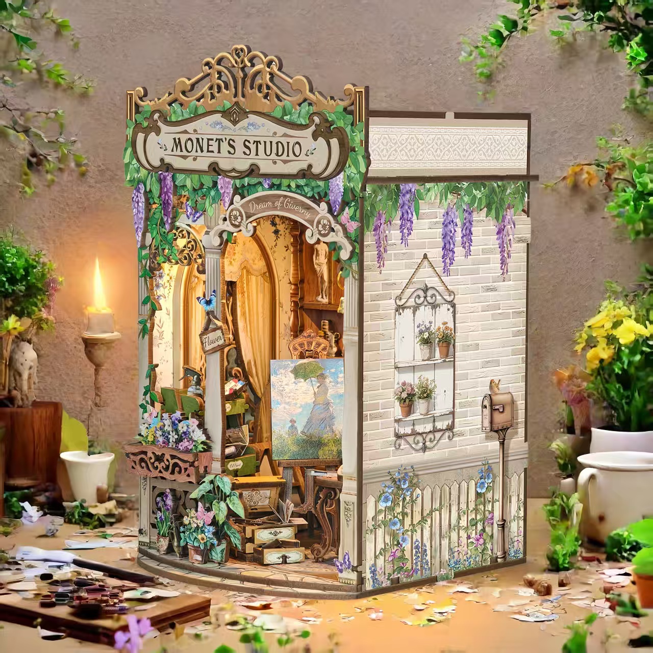 Monet's Impression DIY Book Nook Kit