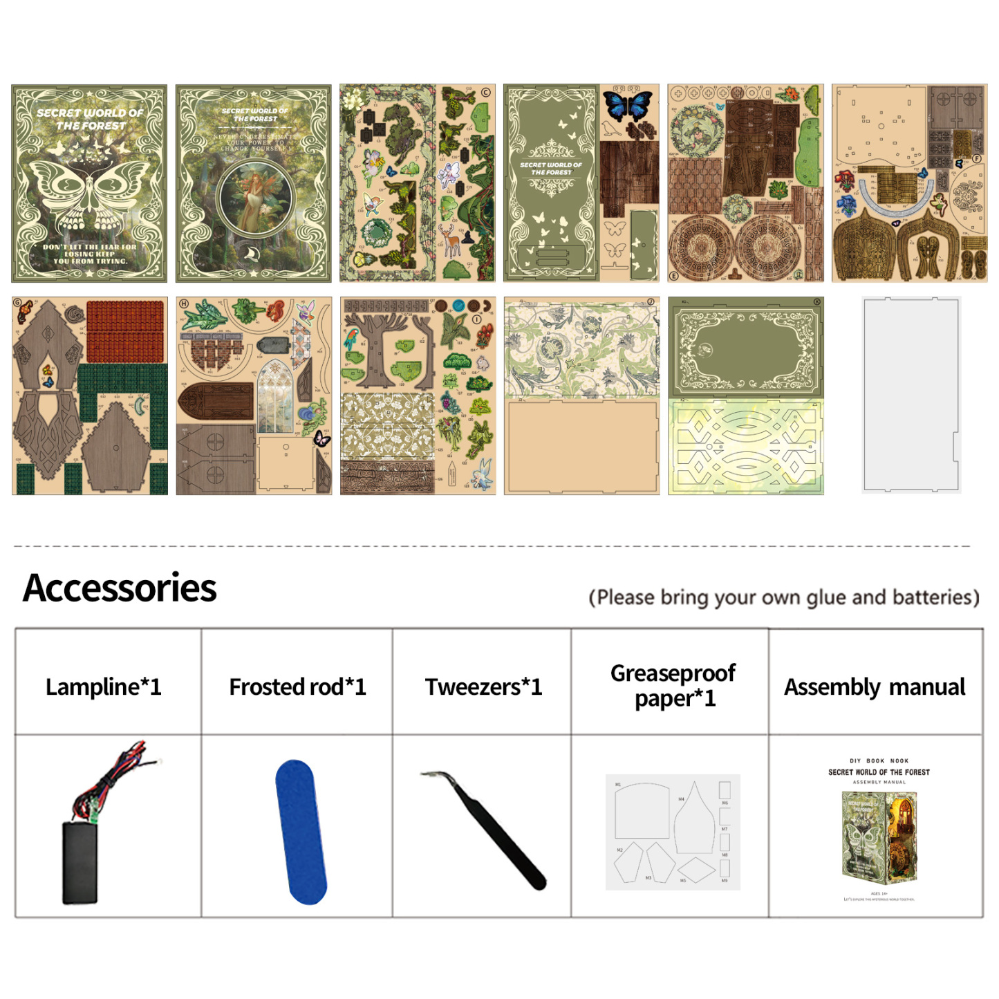 Secret World of the Forest DIY Book Nook Kit-Book Nook World