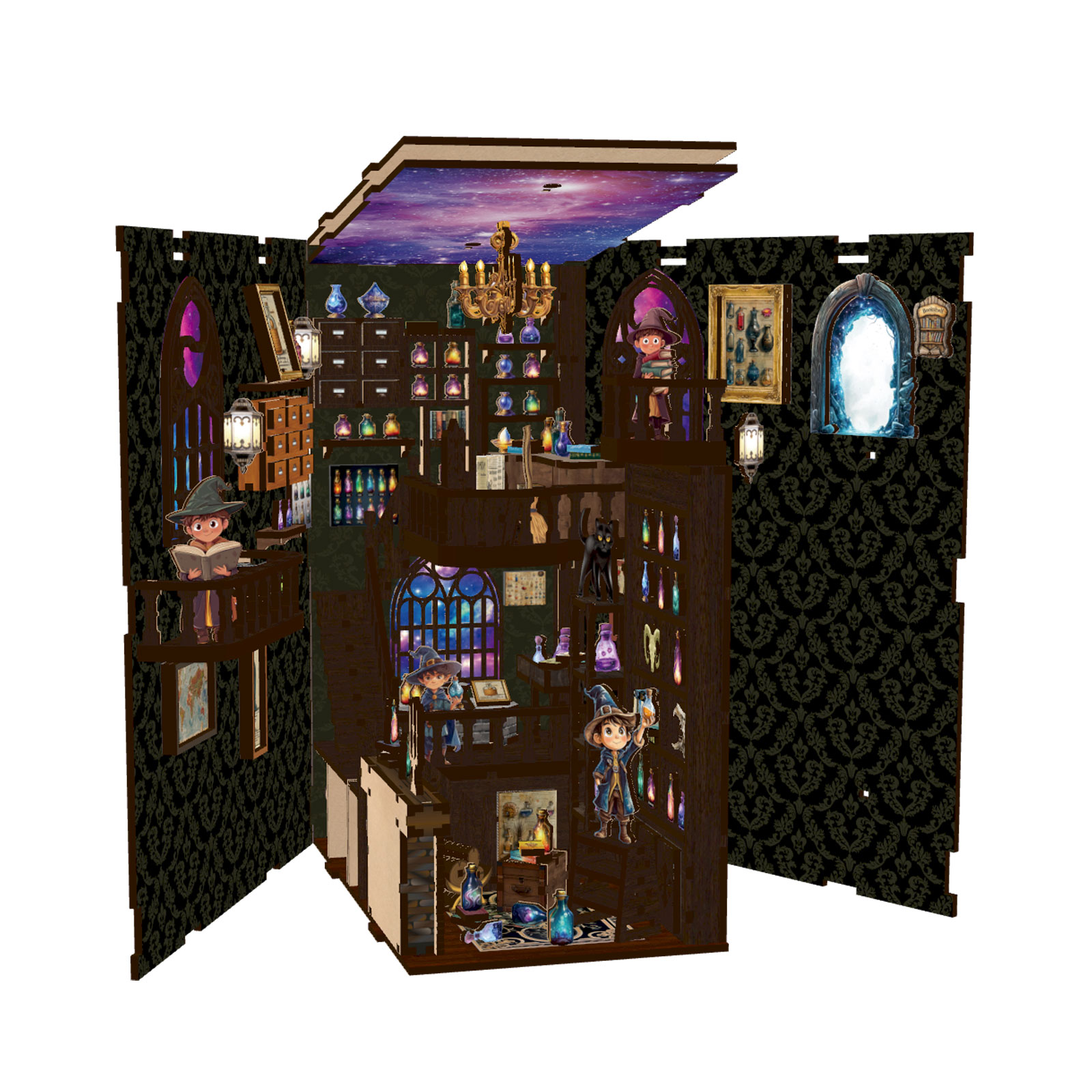 Magic Series: Alchemy Master DIY Book Nook Kit-Book Nook World