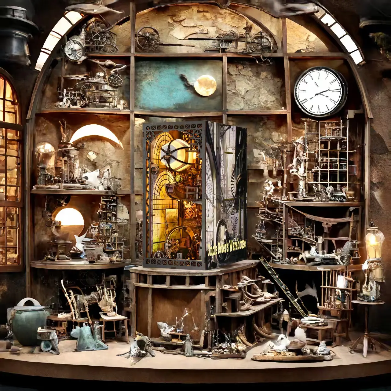 Uncle Peter’s Warehouse DIY Book Nook Kit