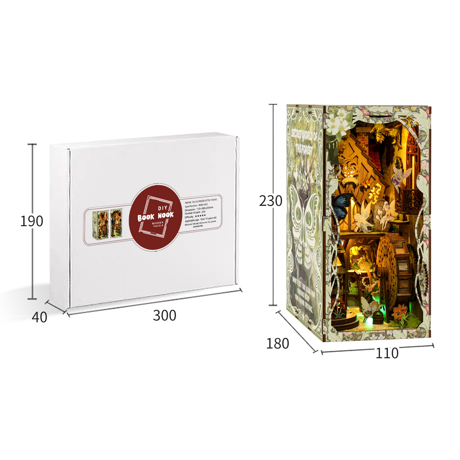 Secret World of the Forest DIY Book Nook Kit-Book Nook World