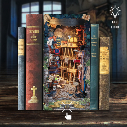 Magic Night Alley DIY Book Nook Kit-Book Nook World