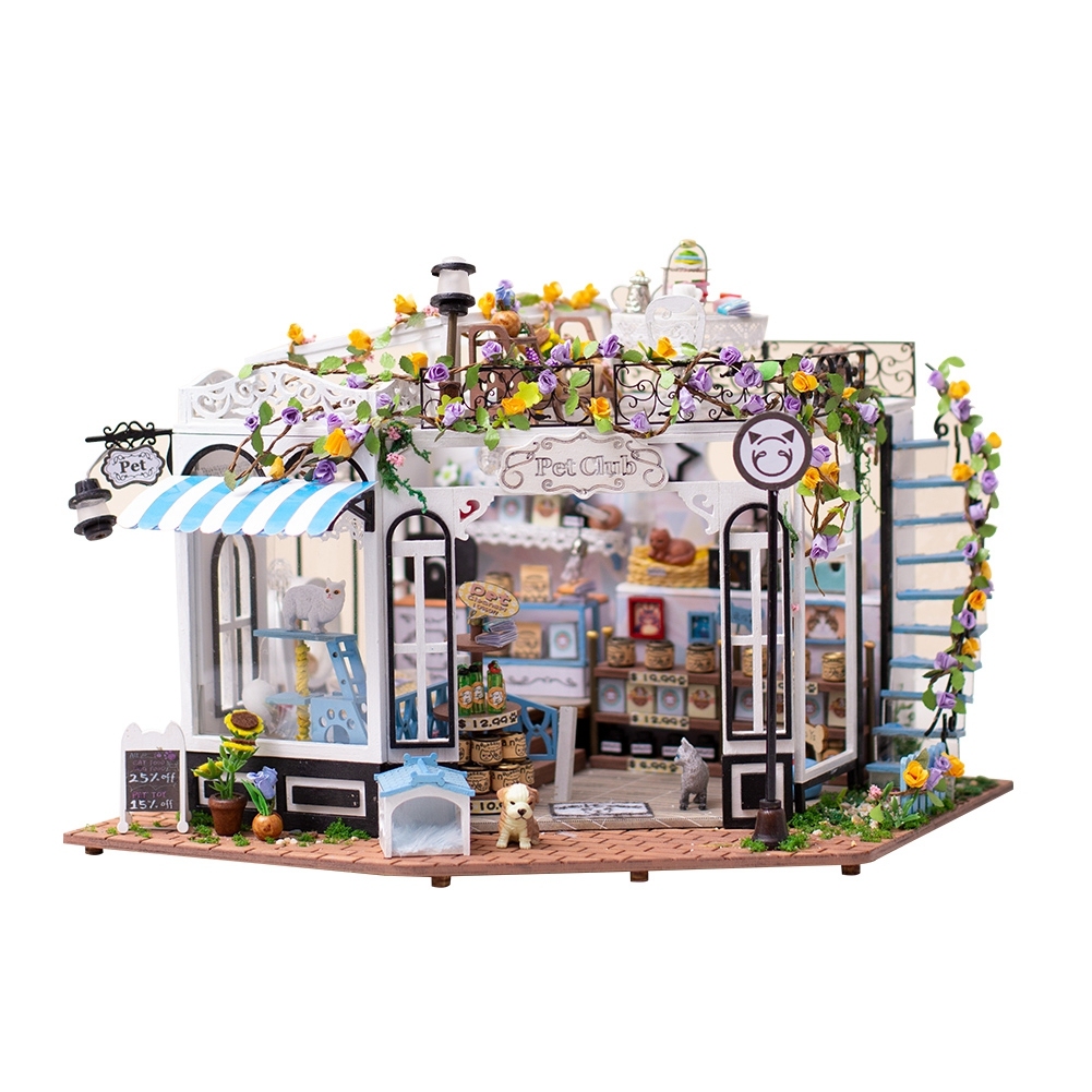 The Pet Club DIY Miniature Kit-Book Nook World