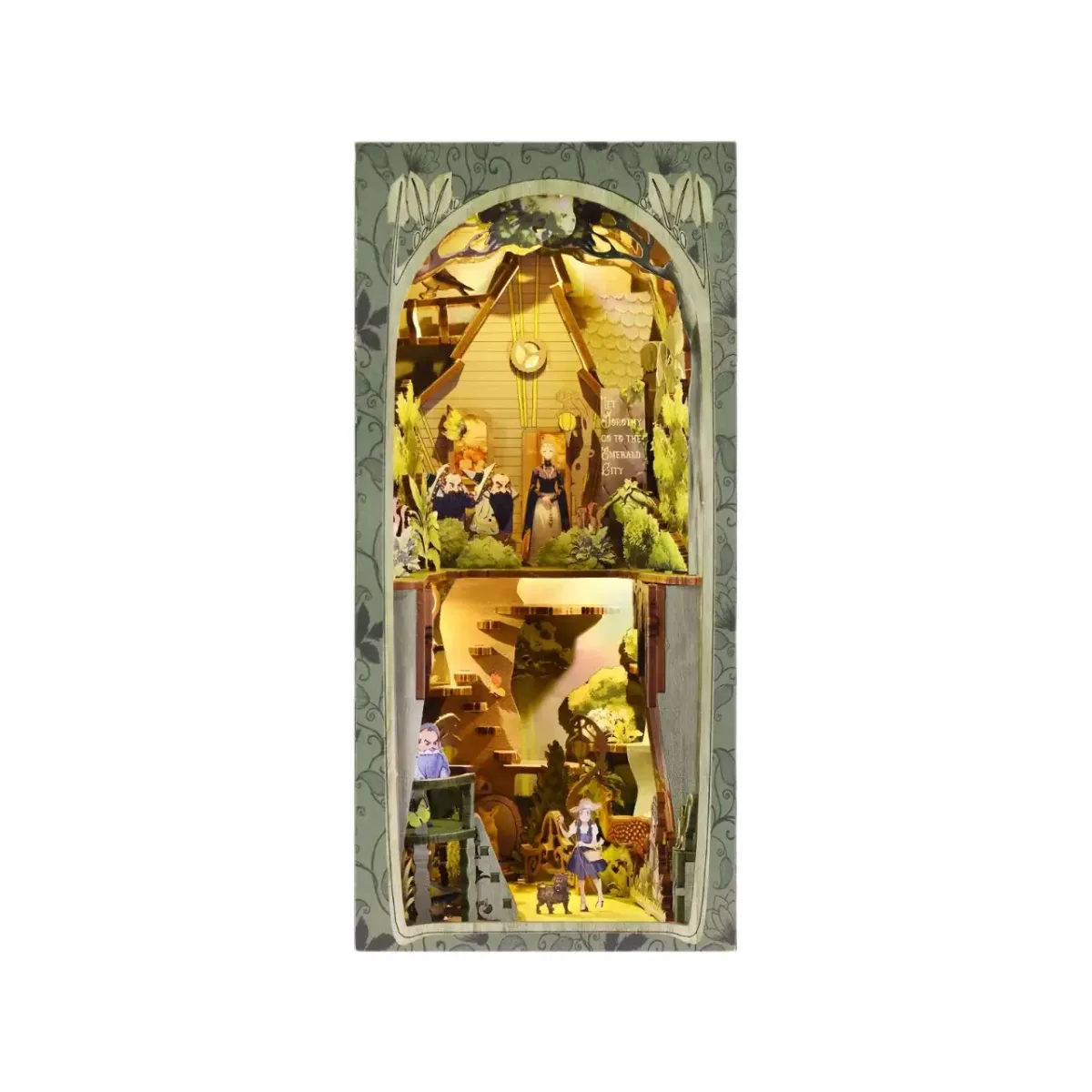 Bouwdetails van De Tovenaar van Oz doe-het-zelf boekenhoekset