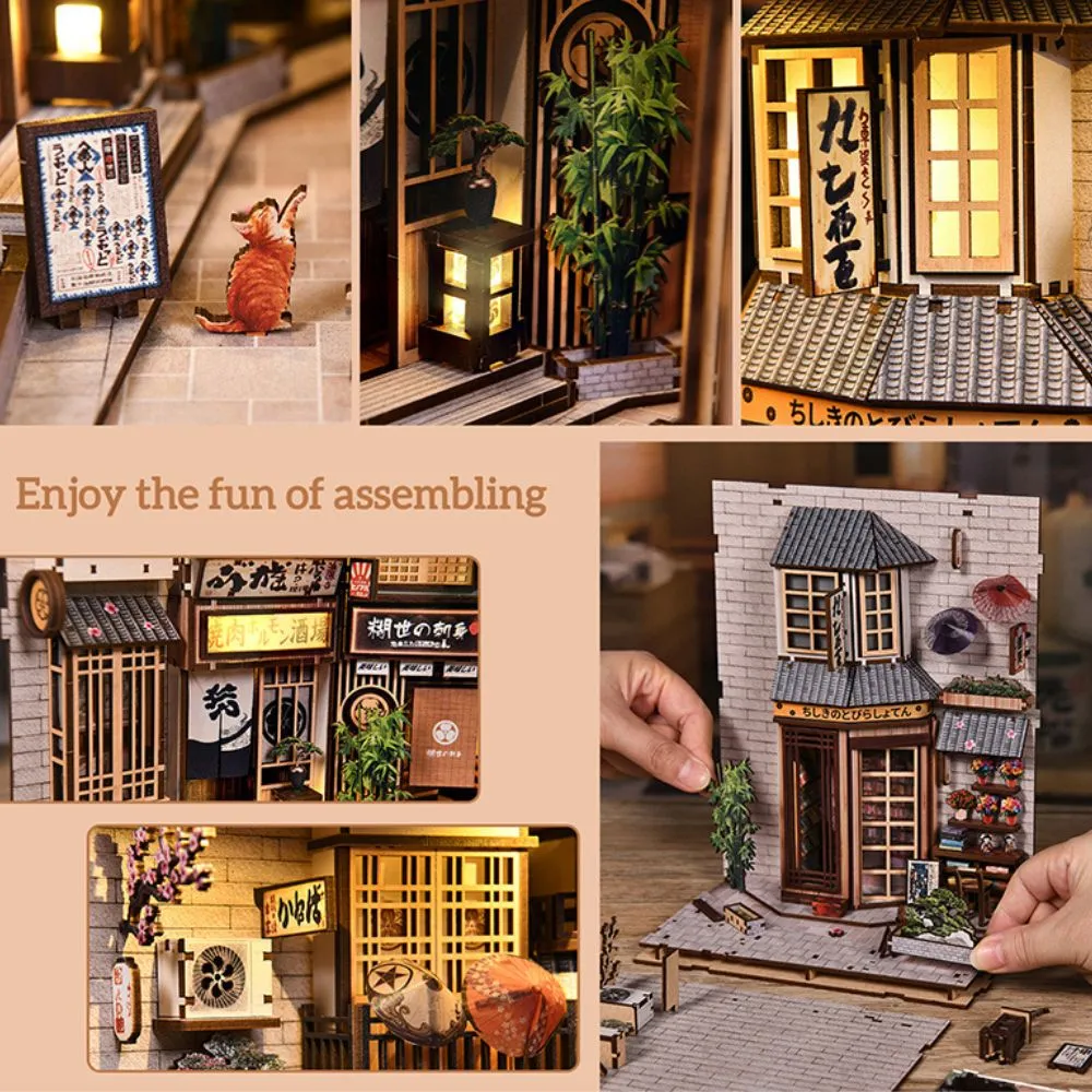 The Alley Waiting For The Cat DIY Book Nook Kit