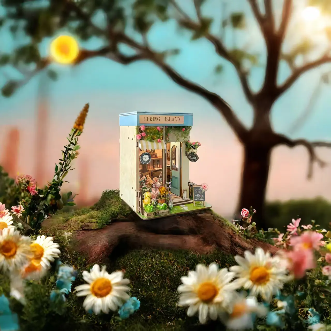 Spring Island DIY Book Nook Kit