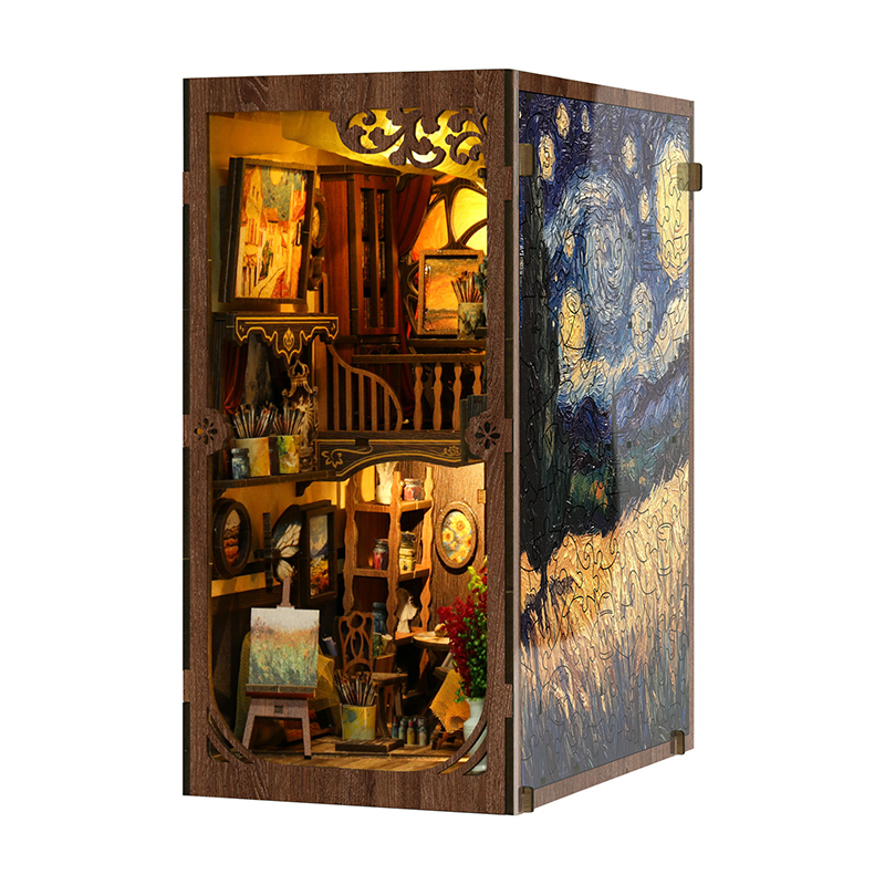 Whispers of Starlit Frames DIY Book Nook Kit-Book Nook World