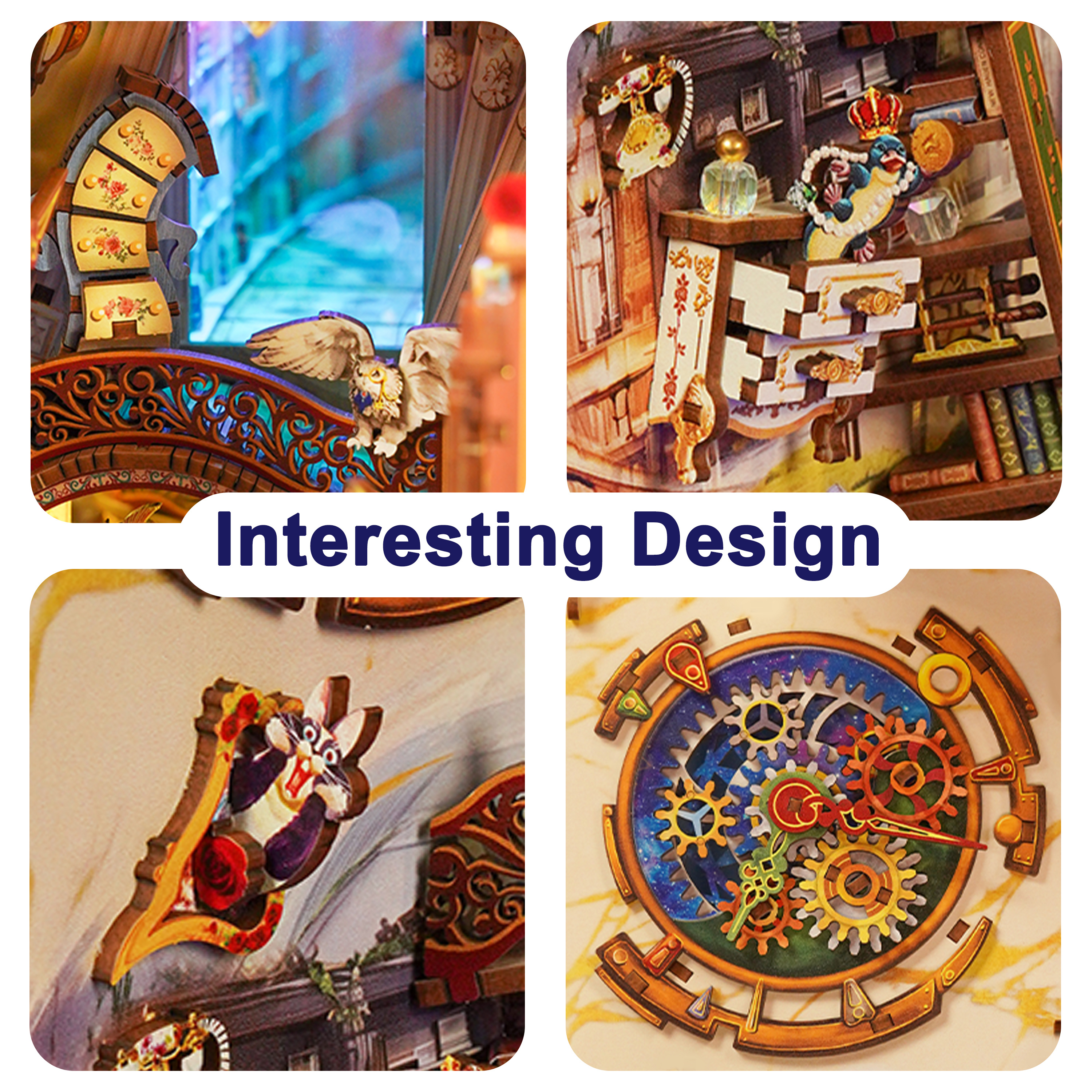 Magical Library DIY Book Nook Kit  -Book Nook World