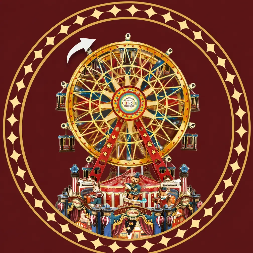 Rotatable Carnival Ferris Wheel