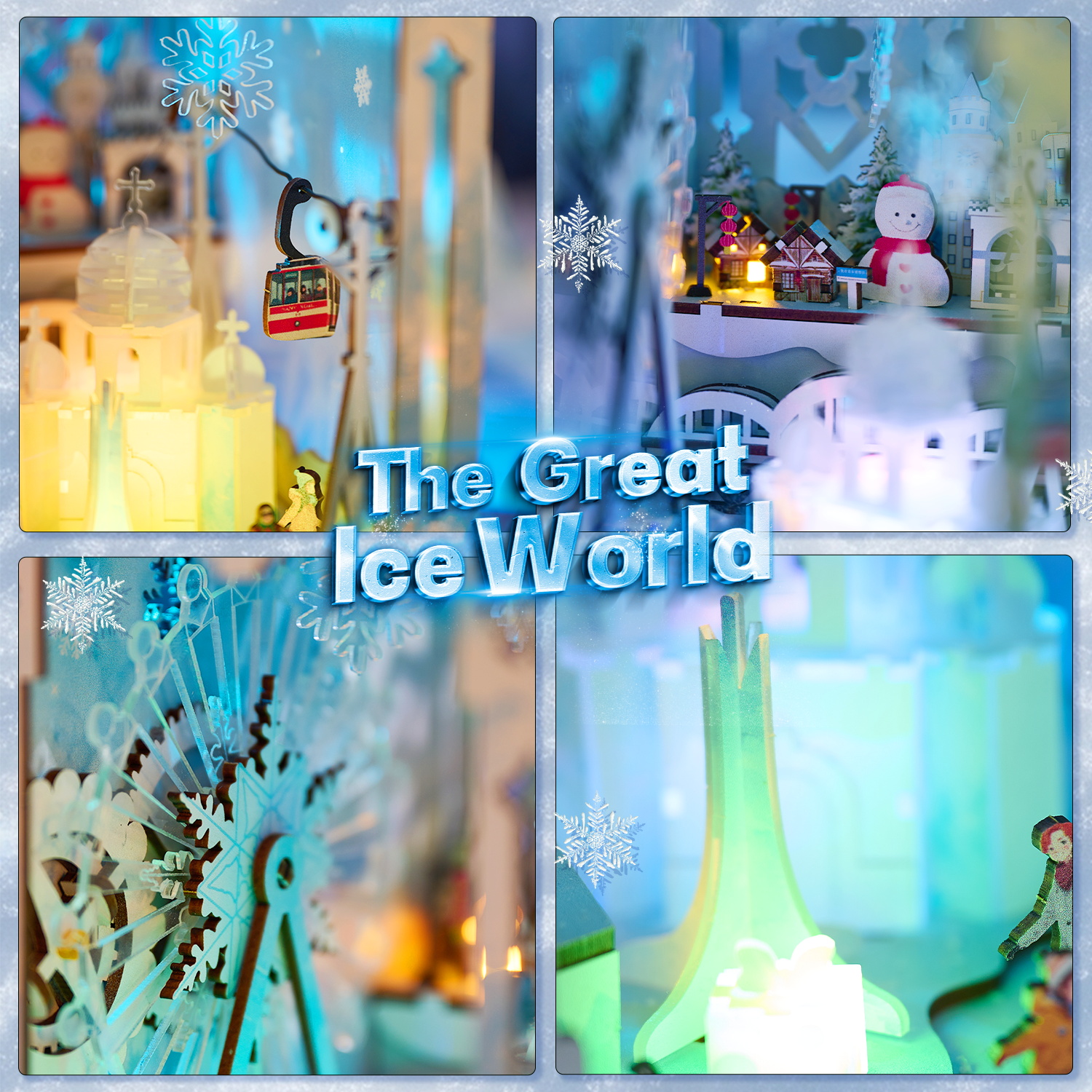 Frozen Realms: The Enchanted Ice World DIY Book Nook Kit-Book Nook World
