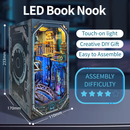 Planetary Era DIY Book Nook Kit-Book Nook World