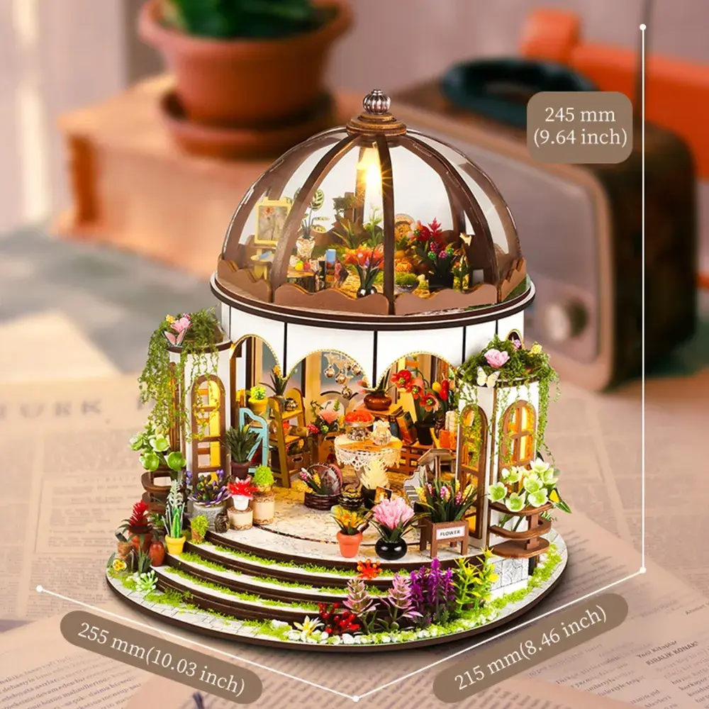 Hanging Garden Mini House Kit l DIY Miniature Kit