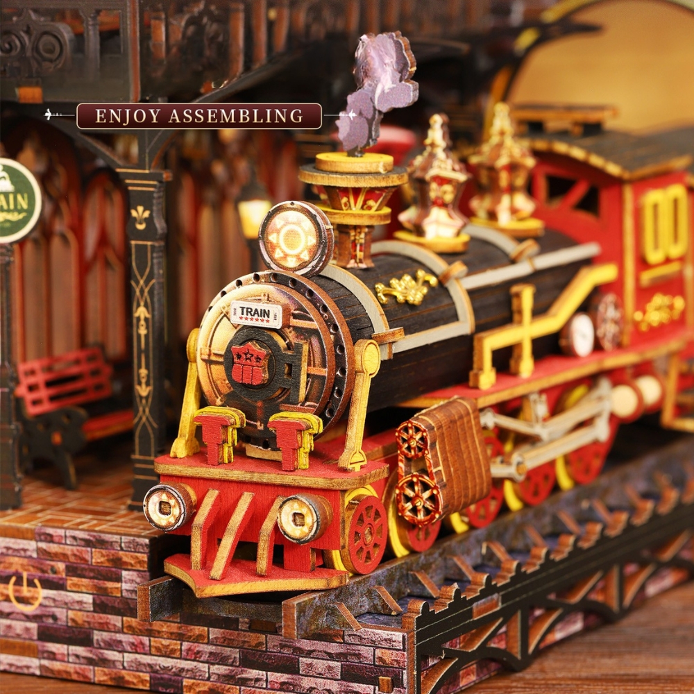 Zero Platform DIY Book Nook Kit | Miniature Kit-Book Nook World