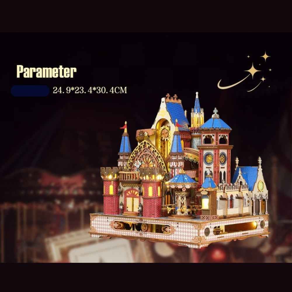 Annecy Castle DIY Miniature Architecture Kit ｜ 3D Wooden Mechanical Puzzles-Book Nook World