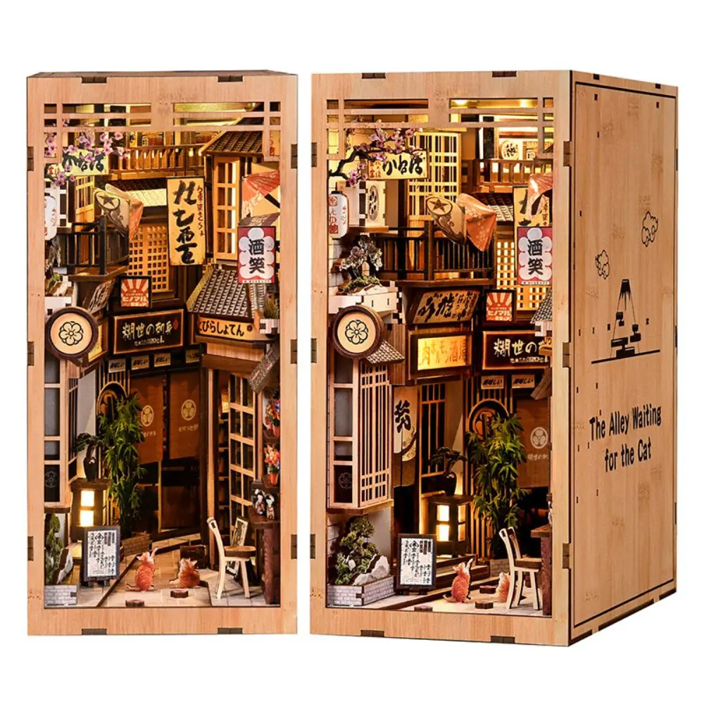 The Alley Waiting For The Cat DIY Book Nook Kit