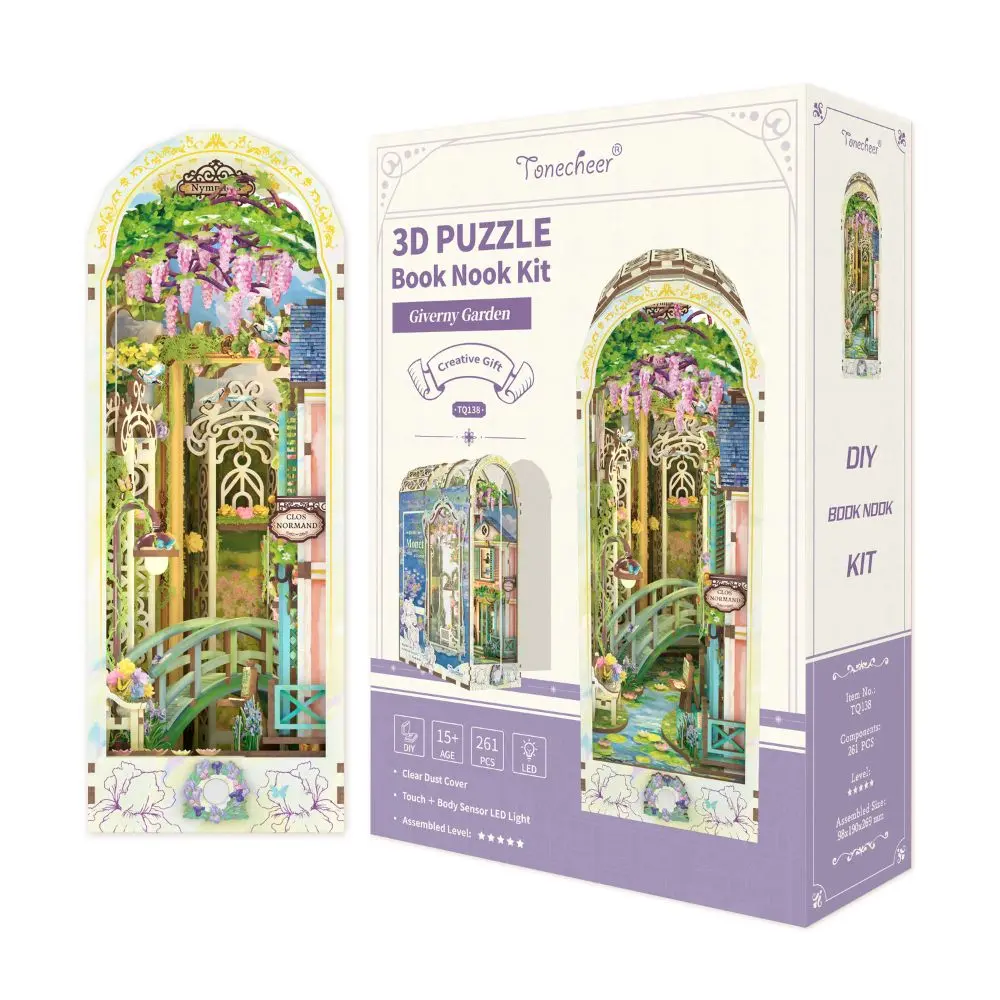 Giverny Garden DIY Book Nook Kit