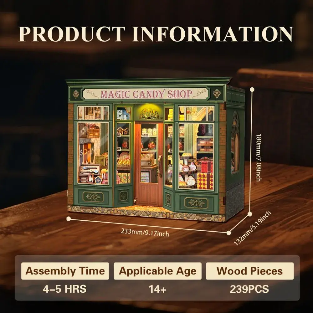 Magic Candy Shop DIY Miniature Kit 