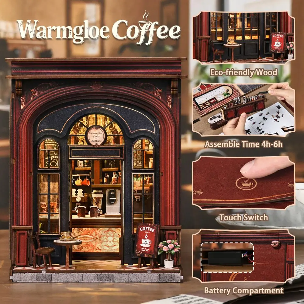 Warmglow Coffee DIY Book Nook Kit