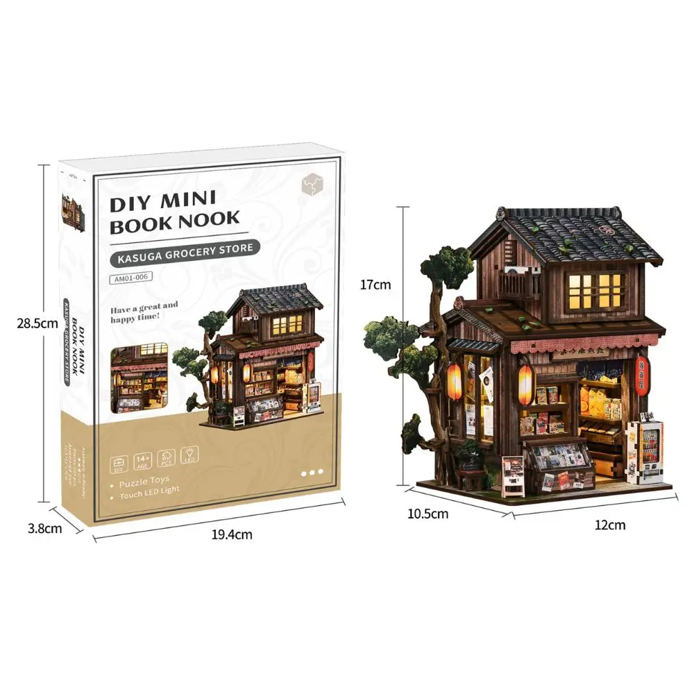 Kasuga Grocery Store DIY Mini Book Nook Kit