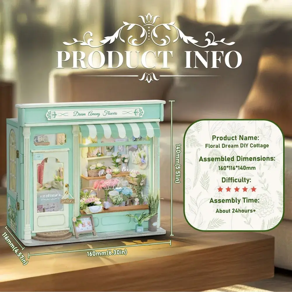 Floral Dream DIY Miniature Kit
