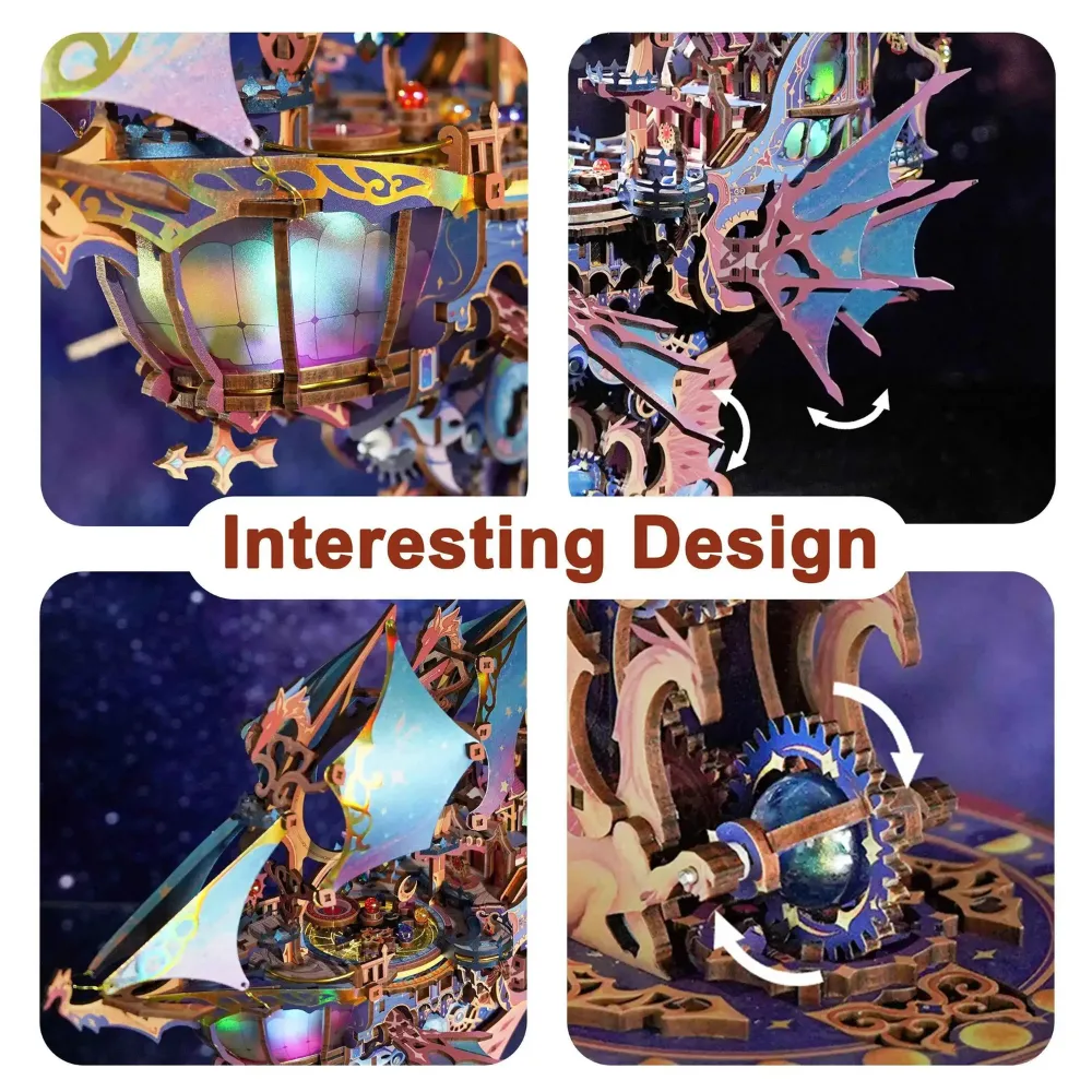 Magical Galaxy DIY 3D Puzzle Transmission Model Kit