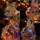 Dreams Wander 3D Kreatives Musikalisches Puzzle DIY Rotierende Musikbox Kit